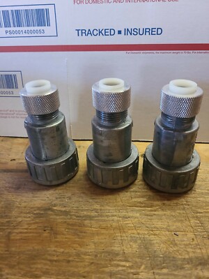 (3)Heraeus Electro-Nite Co. 30V..3.8Amp.CABLE GLAND. PLUG....B17110...LOT OF 3..