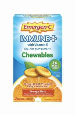 Emergen-C Immune+ Chewables Vitamin C with Vitamin D Tablet 14 pieces