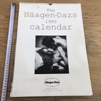 Seltener Haagen-Dazs Fresh Cream Ice Cream Kalender 1993