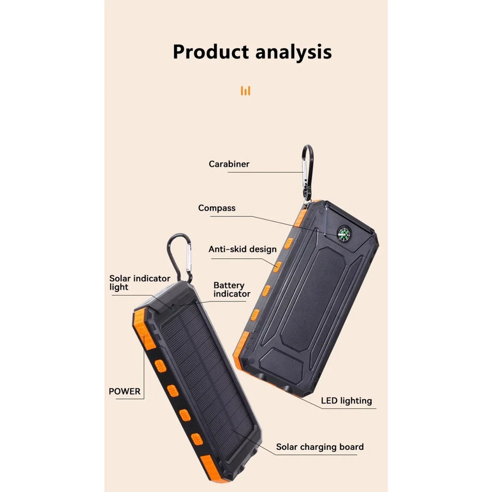 Power Bank Solar Portable Charger Power Bank For Cell Phone Fast Charging Mobile Power Bank Solar Portable Charger Power Bank For Cell Phone Fast Charging Mobile