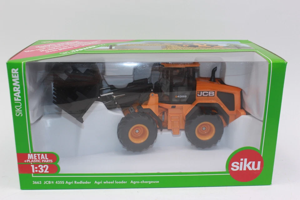 Siku 3663 JCB 435S Agri Wheel Loader FARMER SERIES 1:32 New in OVP - Image 3 of 4