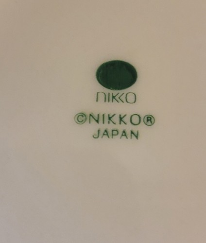 Set Of 2 Vintage Nikko Christmas Tree Candy Trinket 6.75" Dishes Made In Japan - Picture 6 of 8