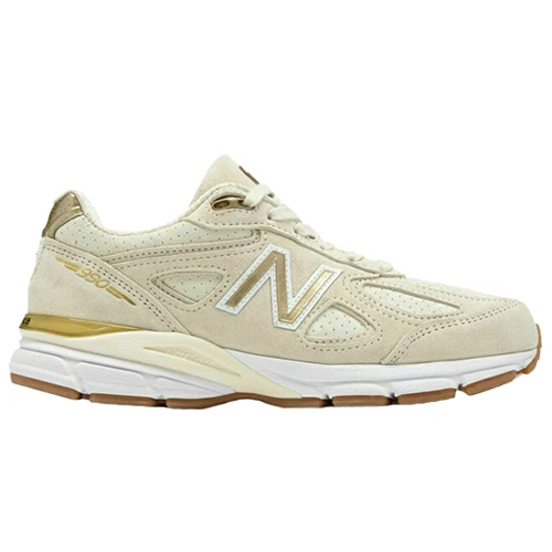New Balance 990v4 Made In USA Off White Gold