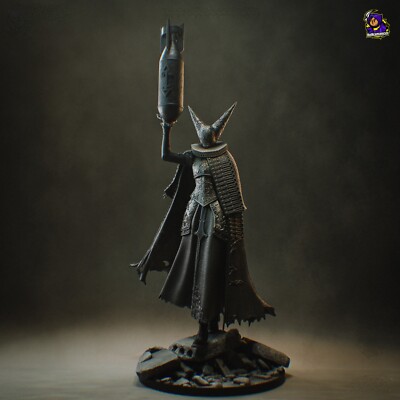Artillery Witch - Trench Crusade - Fan Art Figur - Resin 3D Druck 360mm
