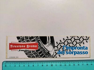 FIRESTONE BREMA STICKER STICKER STICKER VINTAGE 80s ORIGINAL-