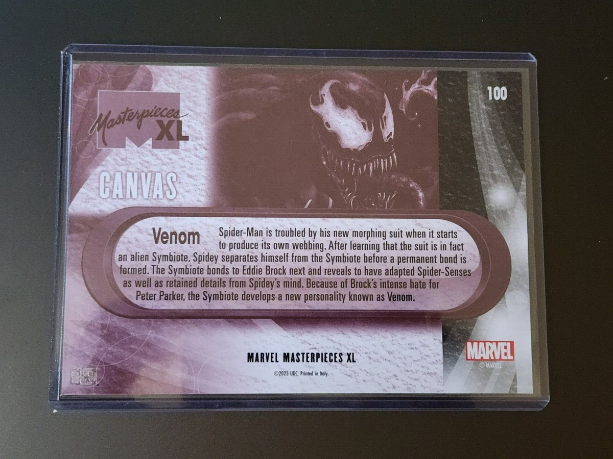 2024 MARVEL MASTERPIECES XL CANVAS VENOM#100 | eBay