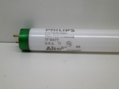 (4-Pack) Philips F17T8/ADV841 ALTO Fluorescent Lamp Light Bulb 4100K Cool White