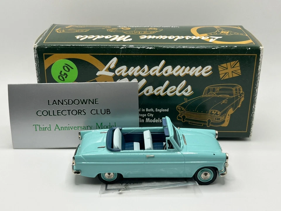 Lansdowne LDM23x Ford Consul MKII Convertible Mark II 1962 Blue 1of130 LCC 1050 - Image 2 of 4