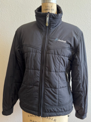 Cloudveil Black Primaloft Jacket Women's Medium Full Zip EUC