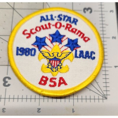 All-Star Scout-O-Rama 1980 LAAC BSA Patch  Boy Scouts