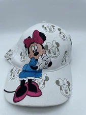 Disney Mini Mouse Baseball Cap Girls Hook and Loop Adjustable