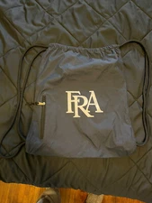 FRA Drawstring bag - Navy / light weight simple 1 pocket / unisex Sports