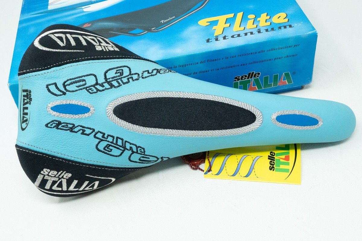 NOS SELLE ITALIA FLITE TITANIUM VINTAGE SADDLE SEAT ROAD