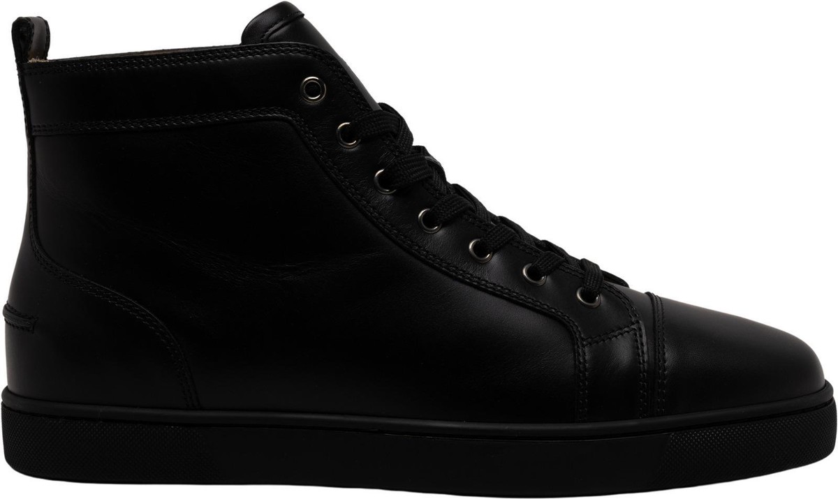 Christian Louboutin Flat Top High Black for sale | eBay