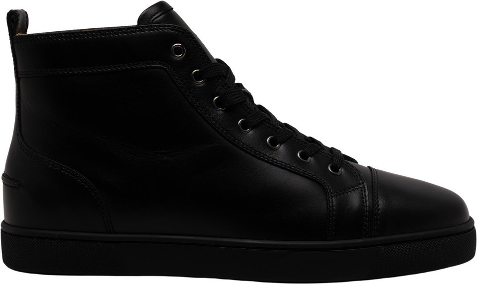 Christian Louboutin Flat Top High Black for sale | eBay