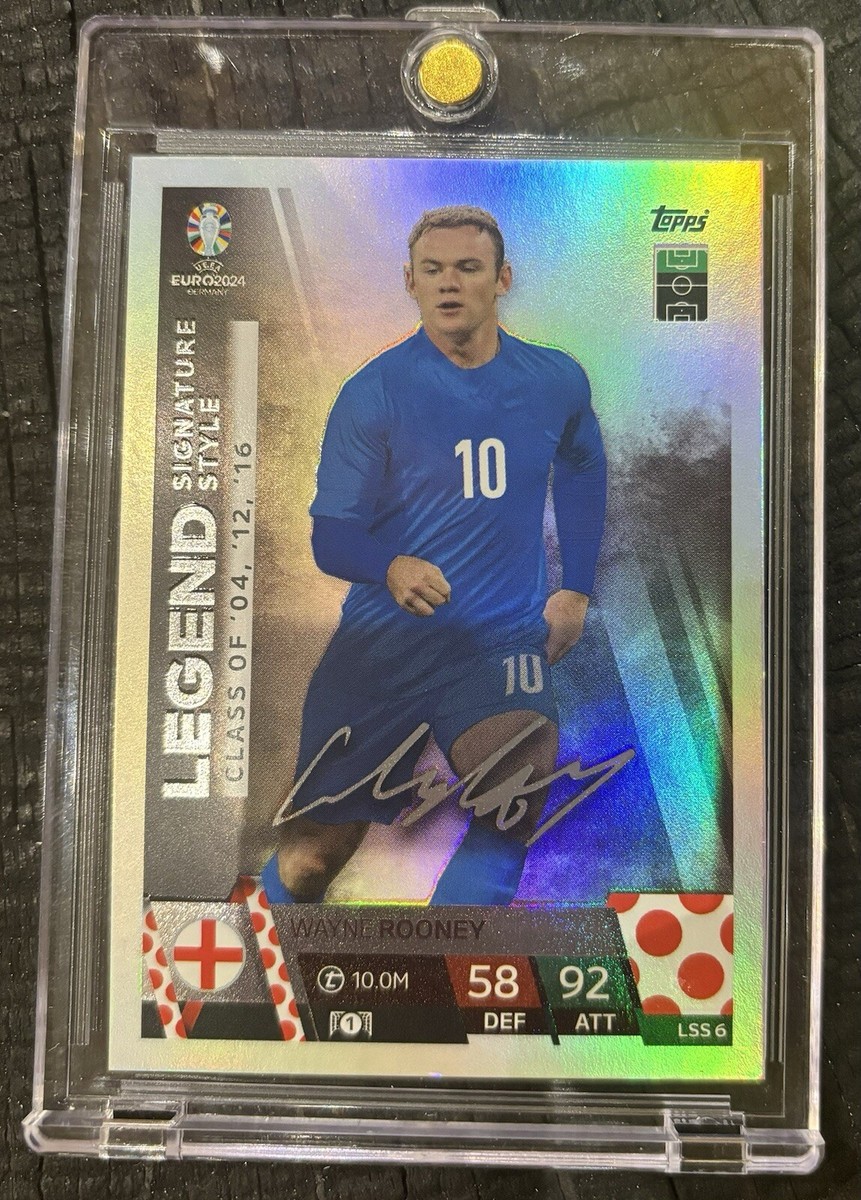⚽️ WAYNE ROONEY Topps match attax uefa euro 2024 LEGEND