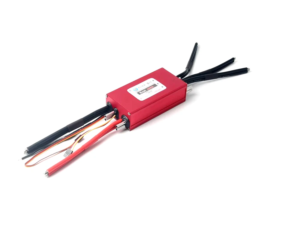 400A barco impermeável ESC 3-12S LiPo 50V com BEC Flier para motores sem escova + USB - Imagem 2 de 4