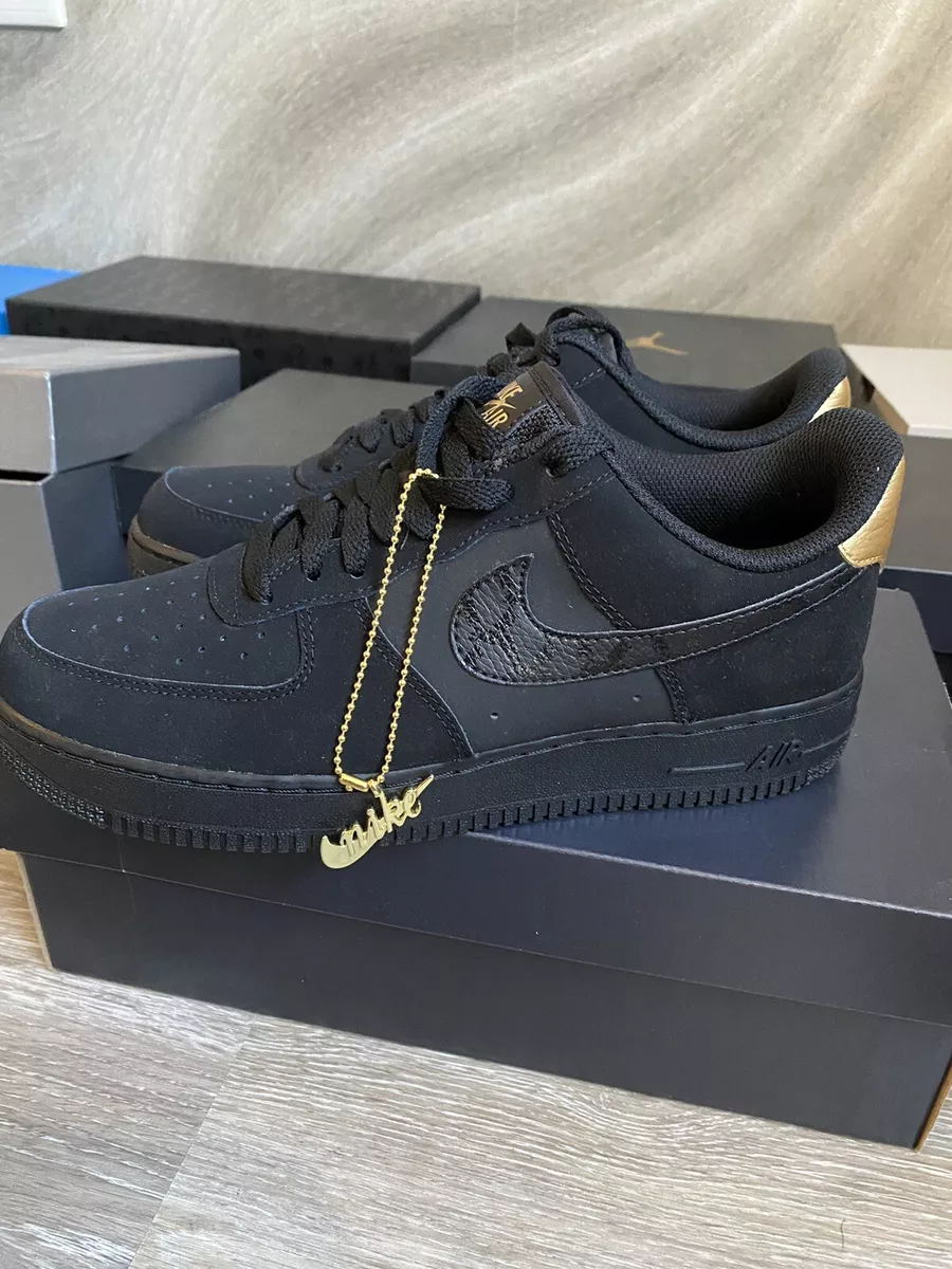 Air force one schwarz gold new arrivals