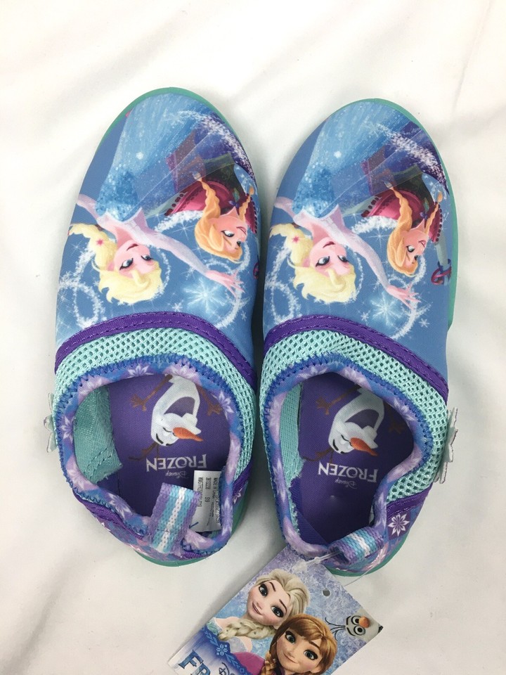 Disney Frozen Elsa Anna Swim Water Shoes Size 9/10 | eBay