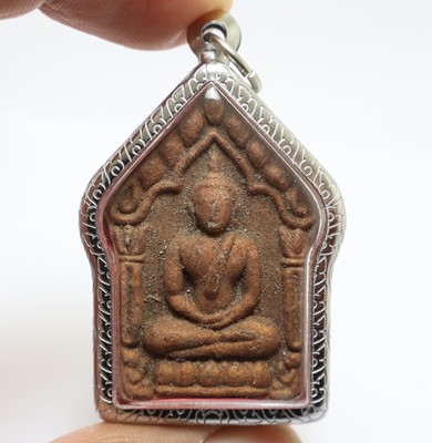 LP TIM BLESS 1972 KHUNPAEN PONG PRAI KUMAN THAI BUDDHA GUMAN MAGIC IMAGE AMULET
