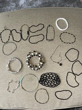 Fashion Costume Jewelry Lot Of 18 Bracelets