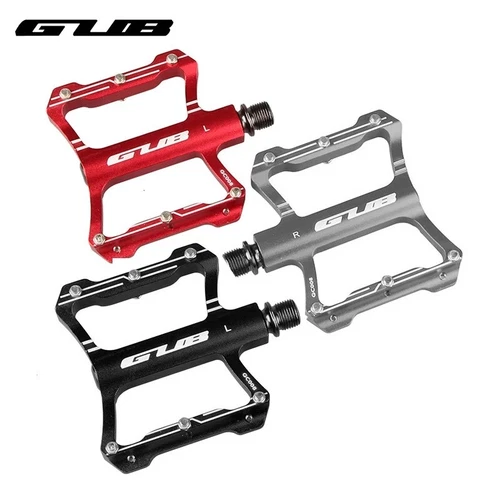 GUB Ultralight Alloy Bicycle Pedals CNC Sealed Bearing Flat Platform Antiskid - Picture 1 of 16