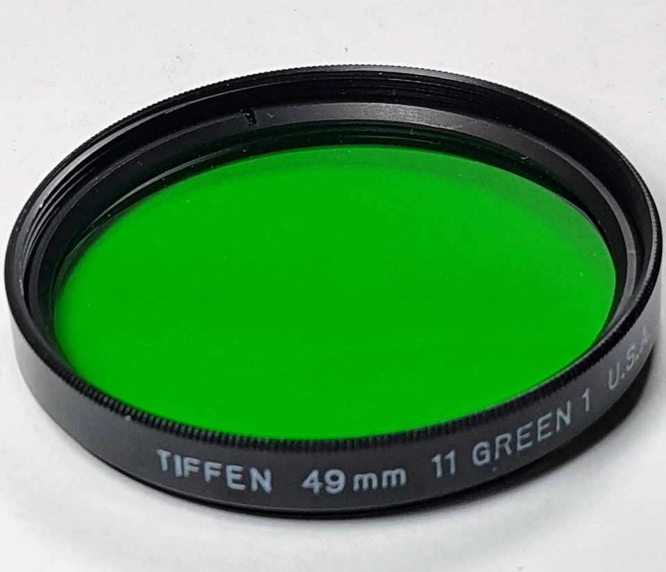 Tiffen 49mm 11 #1 Green Glass Color Conversion Lens Filter Lightens Skin Tones - Image 2 of 4