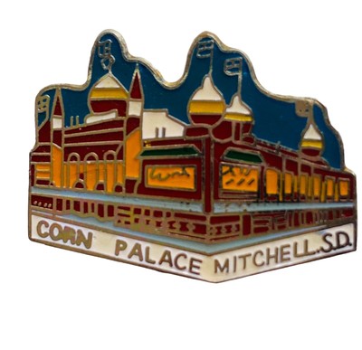 Vintage Corn Palace Mitchell SD Souvenir Pin