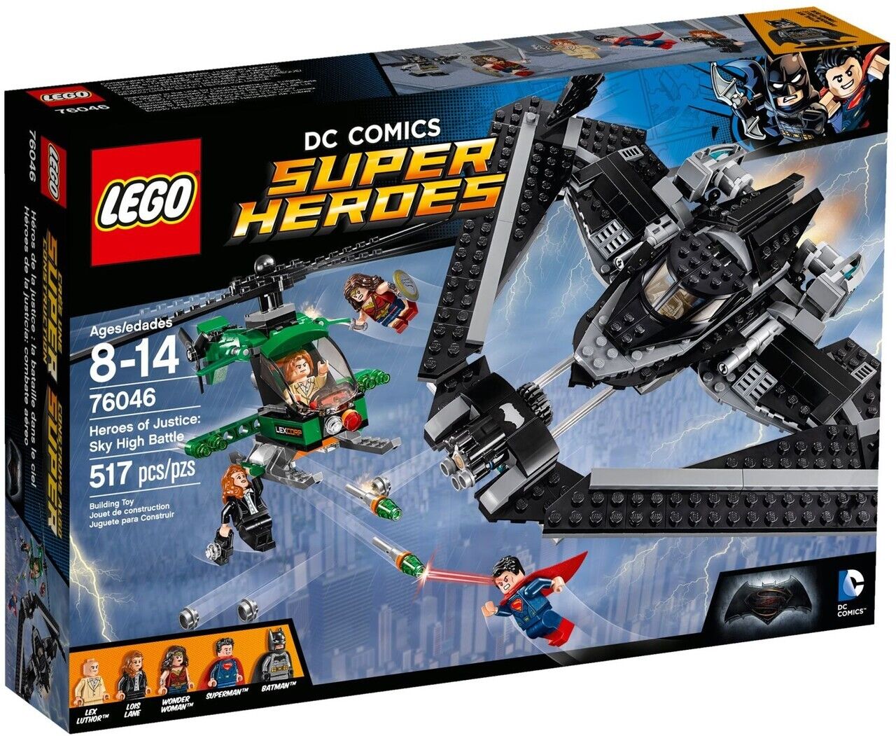 LEGO DC Batman vs Superman Dawn of Justice: Sky High Battle (76046) USED
