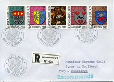 Z8-14 Luxembourg  recommandé N° 1036 à 1040 en parfait état . A saisir !!!