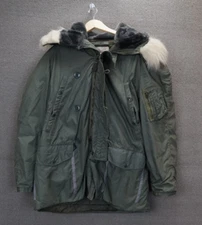 AUTHENTIC Vintage N-3B Parka Military Army Snorkel Coat - Made in USA M