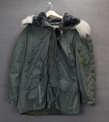 AUTHENTIC Vintage N-3B Parka Military Army Snorkel Coat - Made in