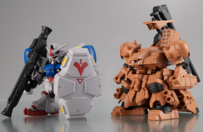 Gundam MOBILE SUIT ENSEMBLE EX36 GP02A & Xamel figure Set BANDAI 