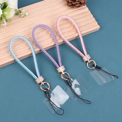 Mobile Phone Lanyard Rhinestone Lanyard Wrist Chain Diamond-encrusted Bracelet - 第 1/24 張圖片