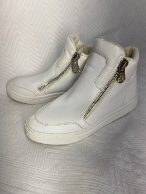 guess white high tops