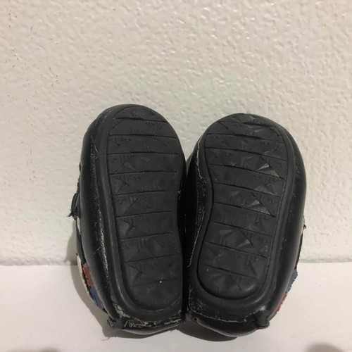 Pair Of Infant Toddler Faux Leather Black Dressy Loafers No Size Tag - Picture 15 of 24