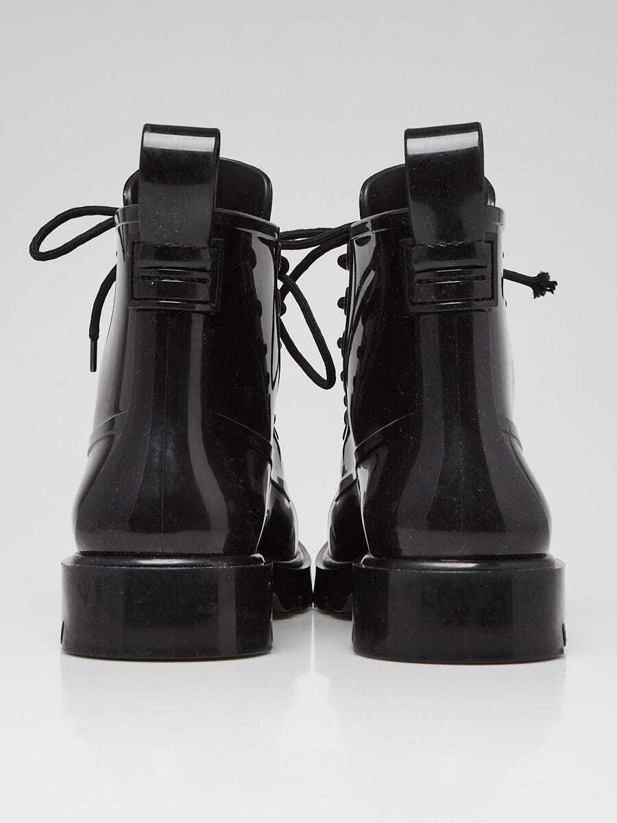 Bottega Black Rubber Stride Lace Up Boots Size 9.5/40 | eBay Bottega Black Rubber Stride Lace Up Boots Size 9.5/40 | eBay