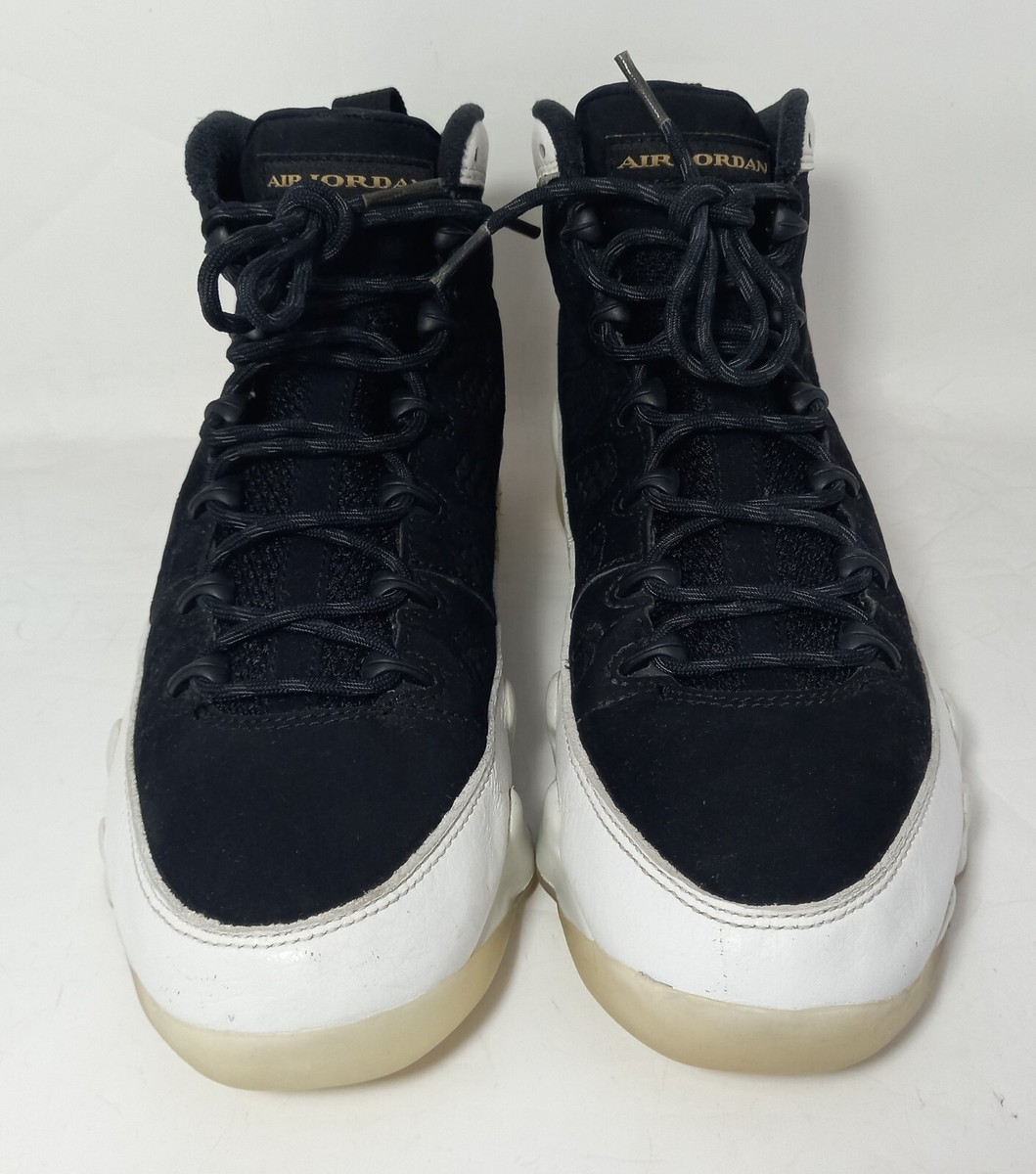 Nike Air Jordan 9 Retro City of Flight Black/Summit White-Gold 