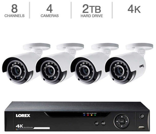 lorex 4k active deterrence 2tb security system installation