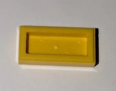 びびんばページ LEGO 3069bpb0905 Yellow Tile 1 x 2 With Black JW2712 Pattern