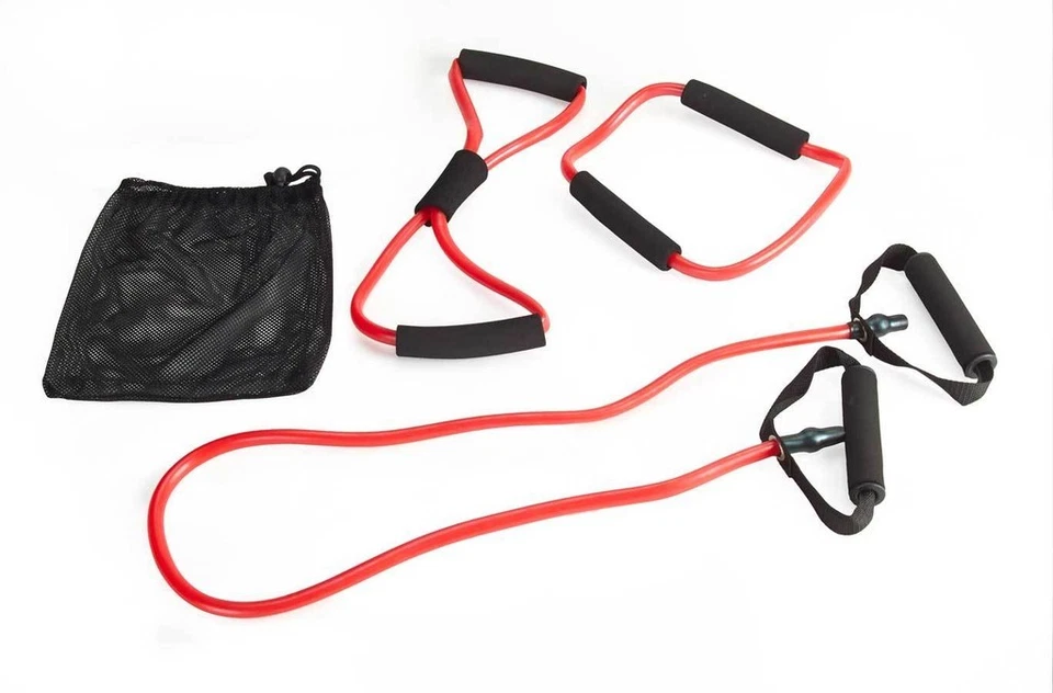 SALE!! RioFit 3er Expander-Set Tube-Set - Trainingsbänder - Übungsband