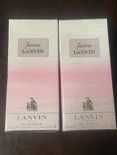 2 Lanvin Jeanne Lanvin Paris Eau De Parfum Spray for Women 3.3 Oz. SEALED BOX X2