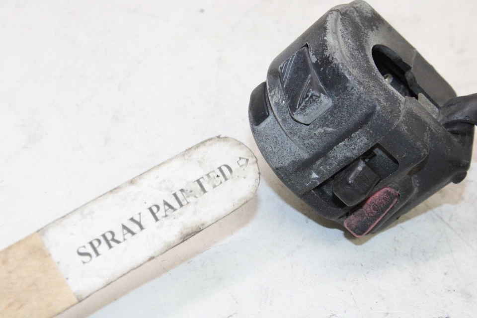 2003 YAMAHA YZF R6 OEM LEFT CLIP ON HANDLE HORN SIGNALS SWITCH SWITCHES - Image 2 of 4