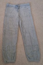 Barefoot Dreams Cozychic Ultra Lite Sea Glass Green Track Pants M 125