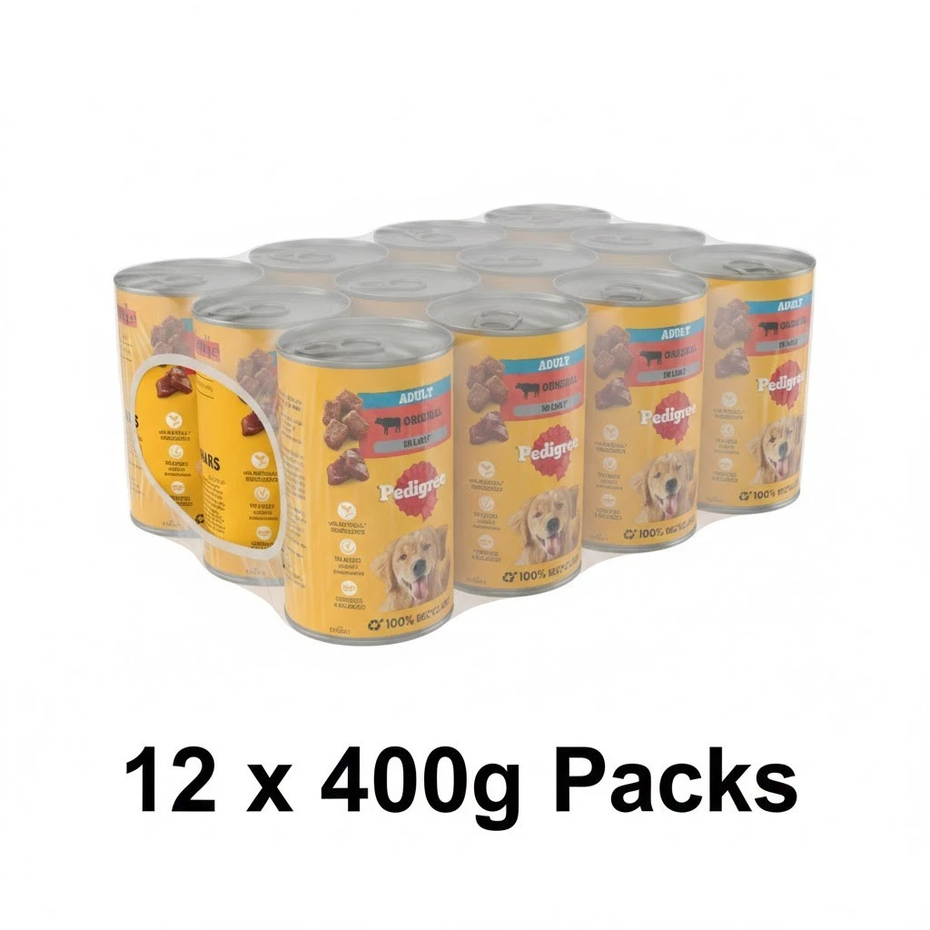 Pedigree Adult Wet Dog Food Canned 400g | Original in Loaf | Complete Balanced