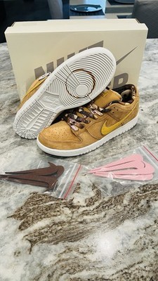 Nike SB Dunk Low Pro QS Brews & Biscuits Flax Honeycomb Size 11M