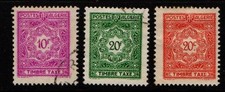 Algeria 1947 Postage Dues 20c, 10F, 20F SGD285, 293, 295 Mint/Used