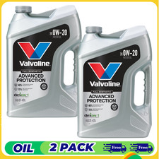 Lot of 2 Valvoline Advanced Full Synthetic 0W-20 Motor Oil 5 QT (10 Qt Total) 39.93 per gallon