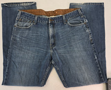 Levi Strauss Signature Jeans Mens 36x31 Blue Vintage Straight Leg Denim