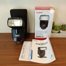 Canon Speedlite 430EX II Flash Built-in Zoom Tested Used Japan